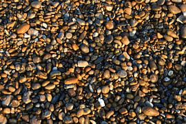 Kieselsteine am Strand