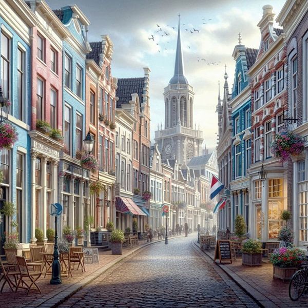 Leeuwarden street 2 by Yvonne van Huizen