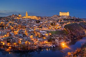 Abend in Toledo, Spanien