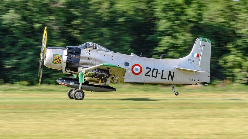 Douglas A-1D Skyraider. by Jaap van den Berg