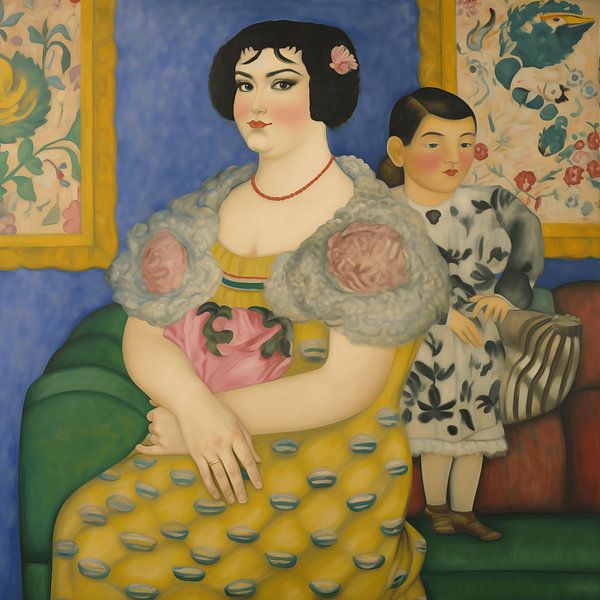Klimt meets Botero van Ton Kuijpers