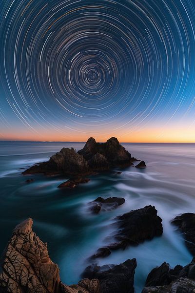Lichtgevende golven van fernlichtsicht