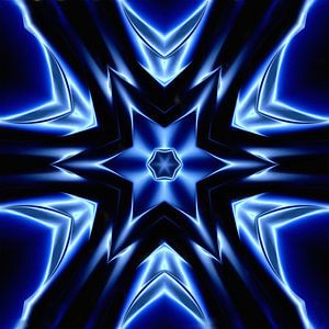 Blaues Mandala