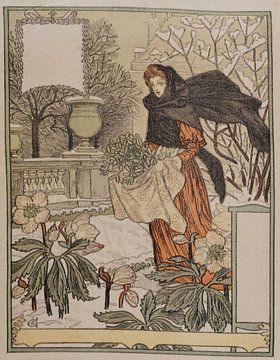 December (1896-1898) door Eugène Grasset van Peter Balan
