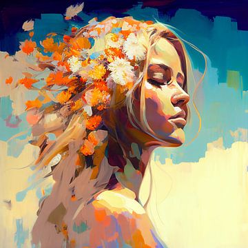 Summer Flower Daydream by Bianca ter Riet