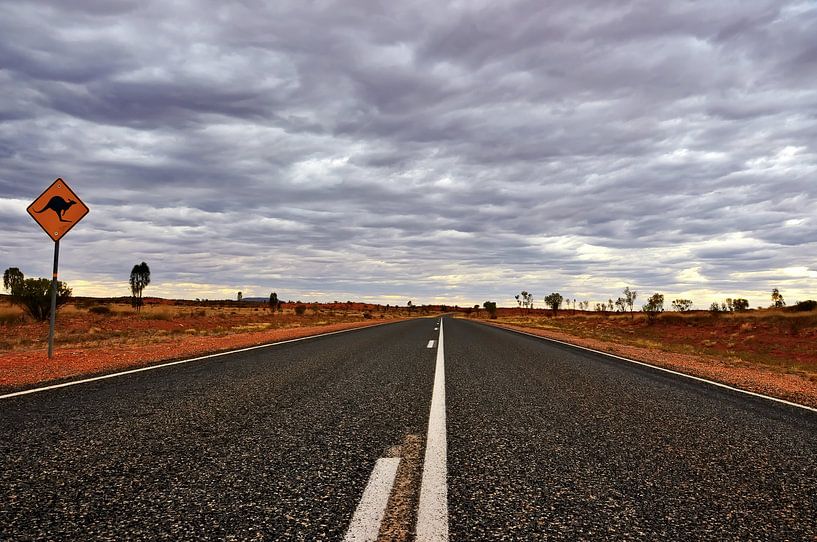 Australië&#039;s weg naar het onbekende van Frank Photos