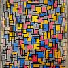 Piet Mondriaan. Compositie by 1000 Schilderijen