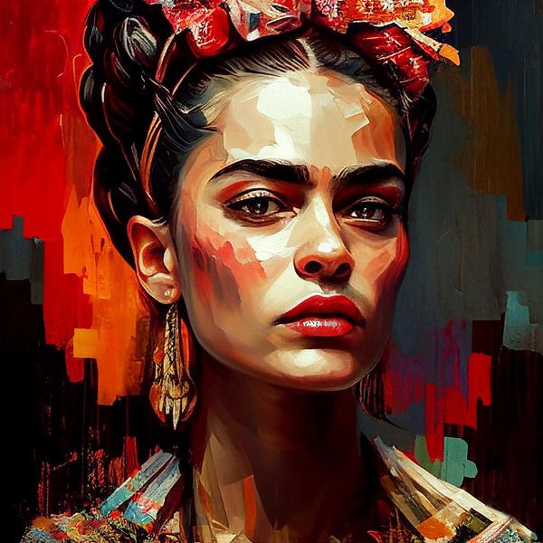 Frida Kahlo - Tiefe Gefühle von Bianca ter Riet