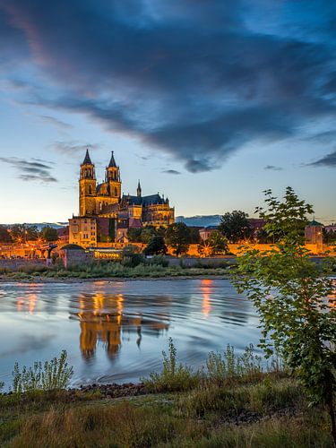 Magdeburger Dom nach dem Sonnenuntergang von t.ART