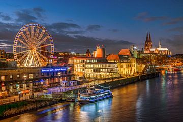 Blaue Stunde in Köln