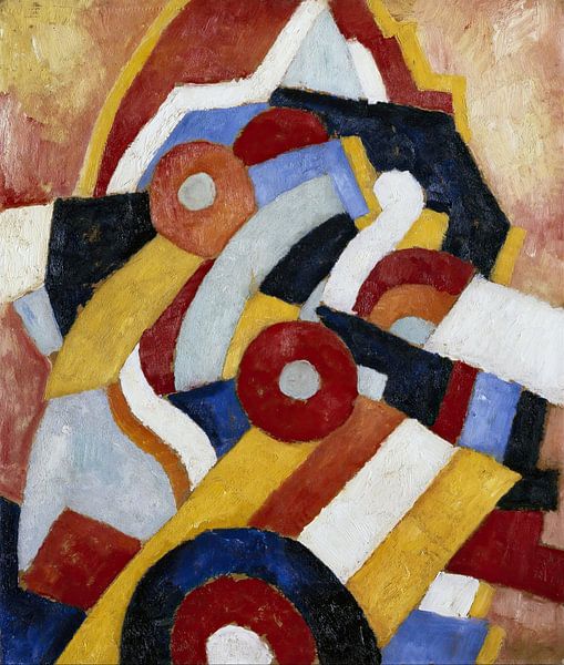 Abstractie (circa 1914) door Marsden Hartley van Peter Balan