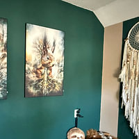 Klantfoto: Tree Dancer - Forces of Nature collectie van Tessa Smits Art, als ArtFrame