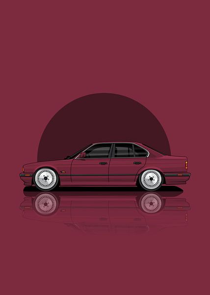 Art Car BMW E34 by D.Crativeart
