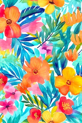 Tropische bloementuin