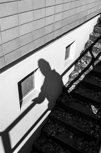 Mein Schatten an der Wand