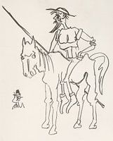 Don Quichot en Rocinante