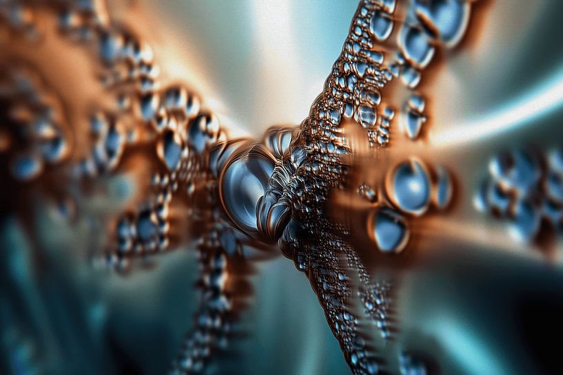 Abstract work organic 3D by Ton Kuijpers