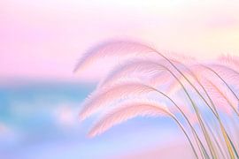 Soft grasses in pastel light by Poster Art Shop