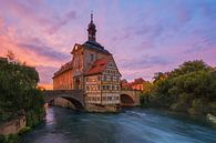 Sunset at the old town hall in Bamberg, Bavaria, Germany by Henk Meijer Photography thumbnail