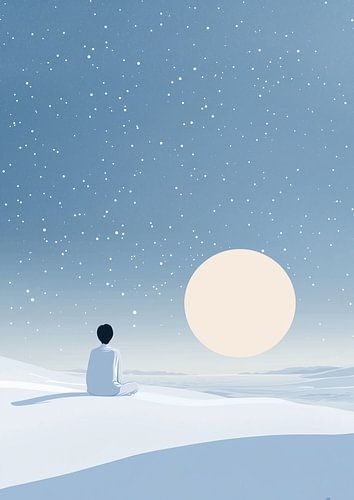 Meditation im Mondlicht