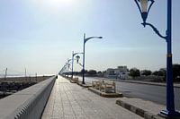 Kustweg bij Sohar (Oman)
