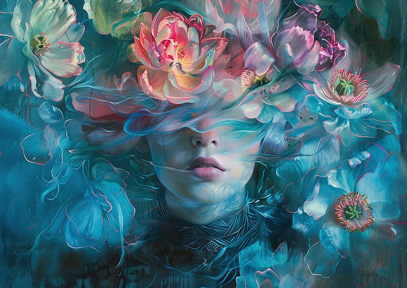 Ethereal Whisper van Abstract Schilderij