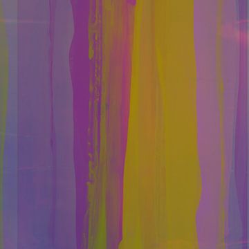 Abstract in pastel neon van Studio Allee