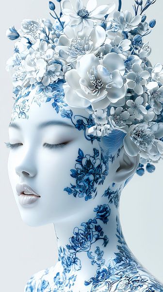 Porcelain girl by Richards Fine Art