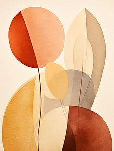 Abstracte botanische kunst