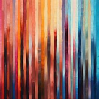 Colourful vertical stripes