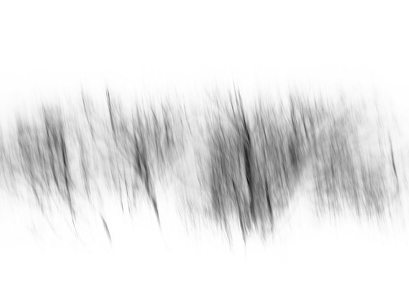Signé ? | noir et blanc abstrait numérique sur Henriëtte Mosselman