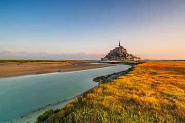 Le Mont Saint-Michel, Normandie sur Gijs Rijsdijk