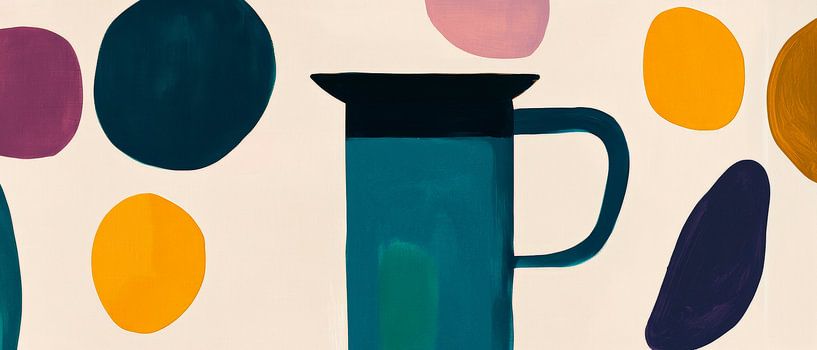 Colourful jug - a still life by Poster Art Shop