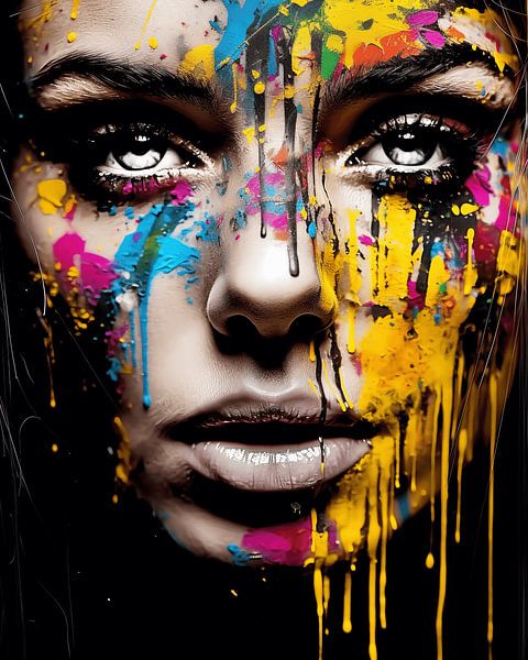 Colourful and particularly modern portrait by Studio Allee