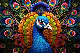 Vögel Pfaue von Blickfänger Gemälde