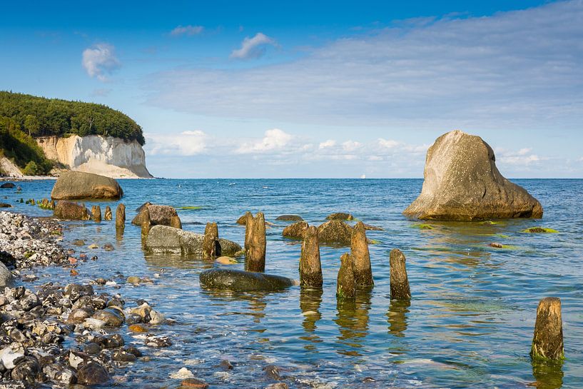 Chalk coast on the island of Rügen by Martin Wasilewski