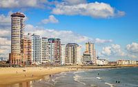 Skyline Vlissingen beach.