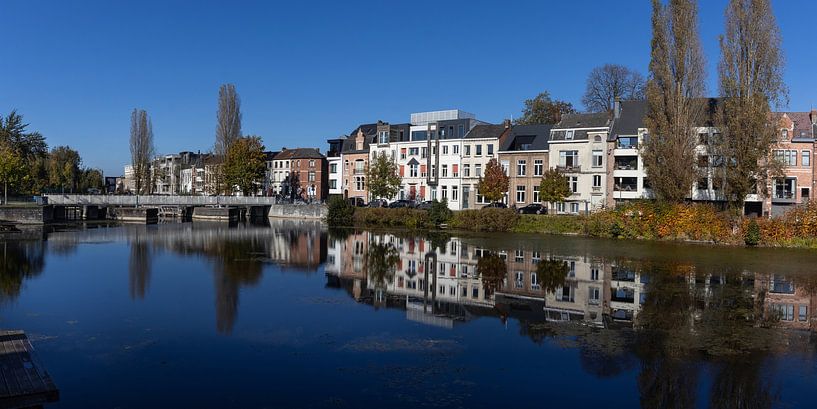 Oude Dender Reflecties, Dendermonde, België van Imladris Images