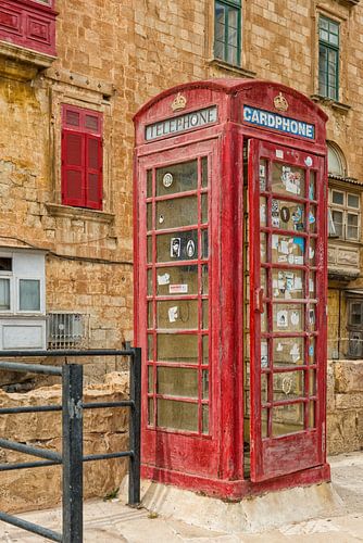 Magical Malta, Valletta, telefooncel van Marielle Leenders