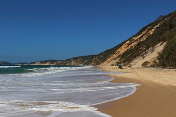 Rainbow Beach in Queensland, Australië van Ines Porada