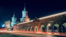 Berlin at Night – Oberbaum Bridge by Alexander Voss