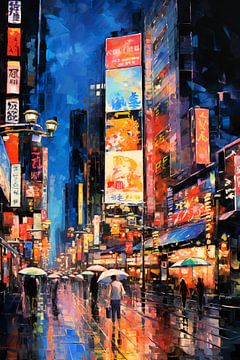 Tokyo de nuit sur ARTemberaubend