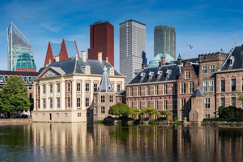 Regeringsgebouwen aan de Hofvijver in Den Haag van gaps photography