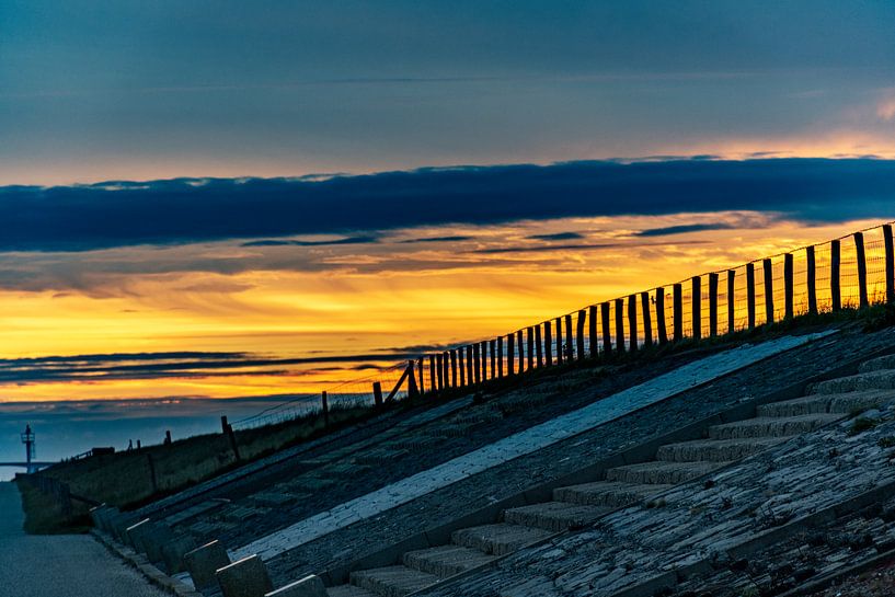 Dike on the Oosterschelde by Fotogallery