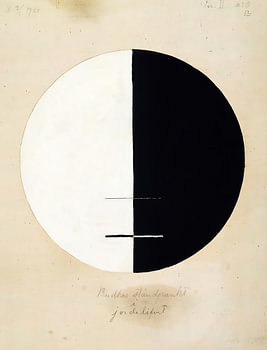 Étude « Cercle noir et blanc »