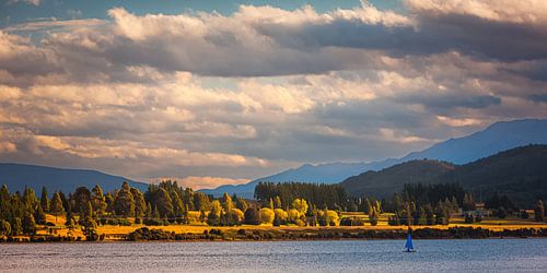 Avondlicht in Te Anau