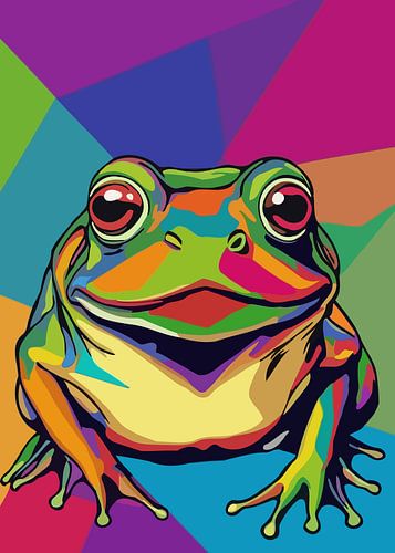 Kikker Pop Art Portret