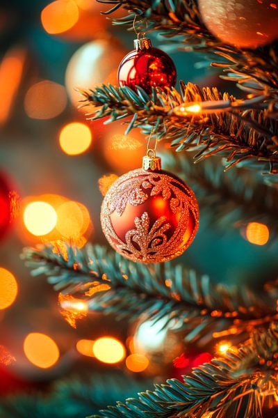Christmas tree decorations by Poster Art Shop
