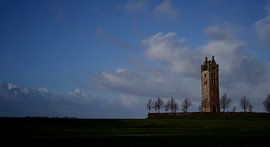 kerktoren van Firdgum by johan  wolfard