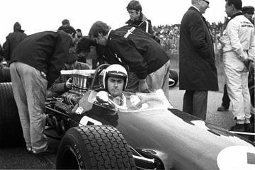 Jack Brabham 1968 Grand Prix Zandvoort by Harry Hadders